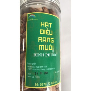 HẠT ĐIỀU RANG MUỐI vỏ lụa loại 1 A cồ Bình Phước