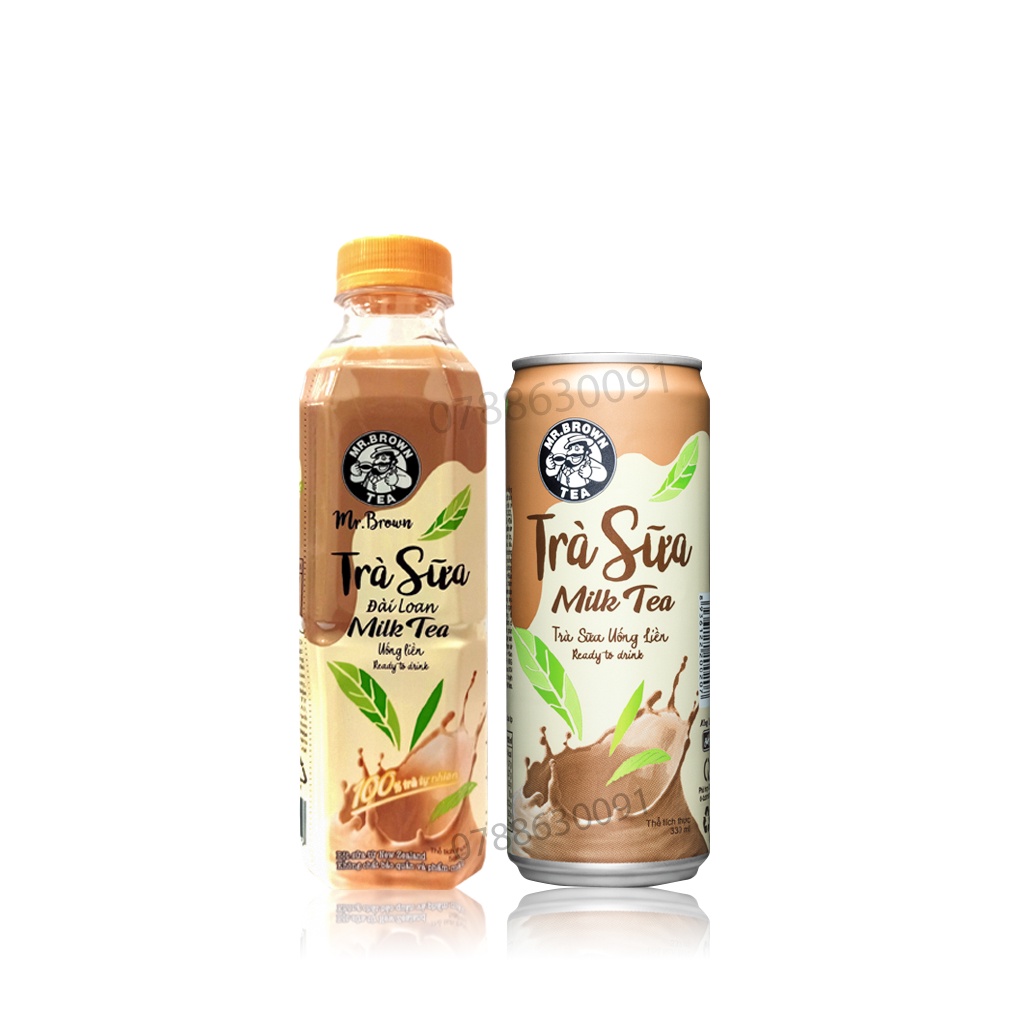 Trà Sữa Mr.Brown nhập khẩu Đài Loan Chai 580ml/ Lon 330ml