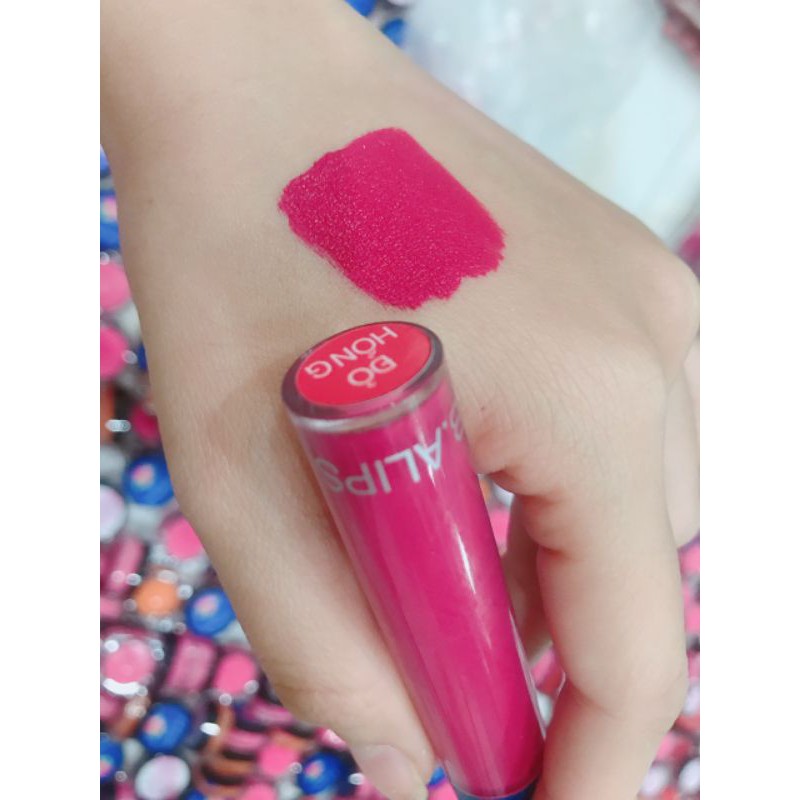 Son B.A Beauty Chính Hãng màu đỏ hồng( tặng hủ dưỡng môi thảo mộc Colagen) | BigBuy360 - bigbuy360.vn