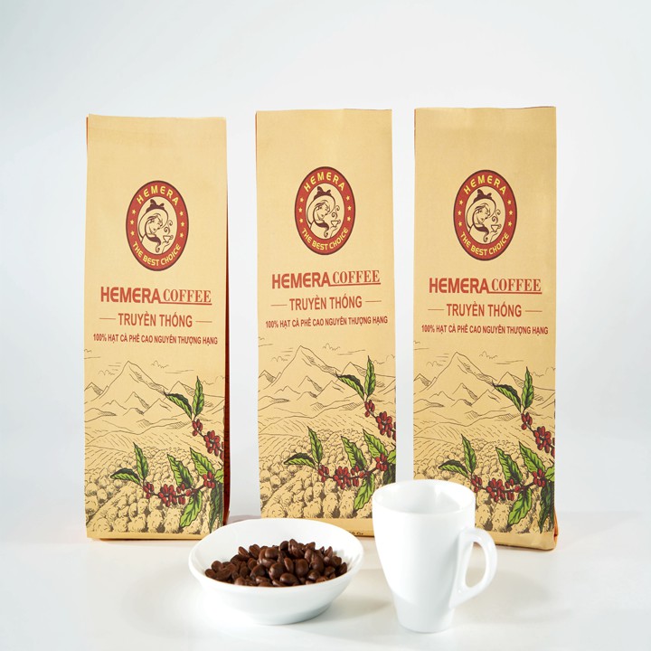 Cà Phê Truyền Thống Rang Xay Nguyên Chất 250gr (Hemera Coffee) | BigBuy360 - bigbuy360.vn
