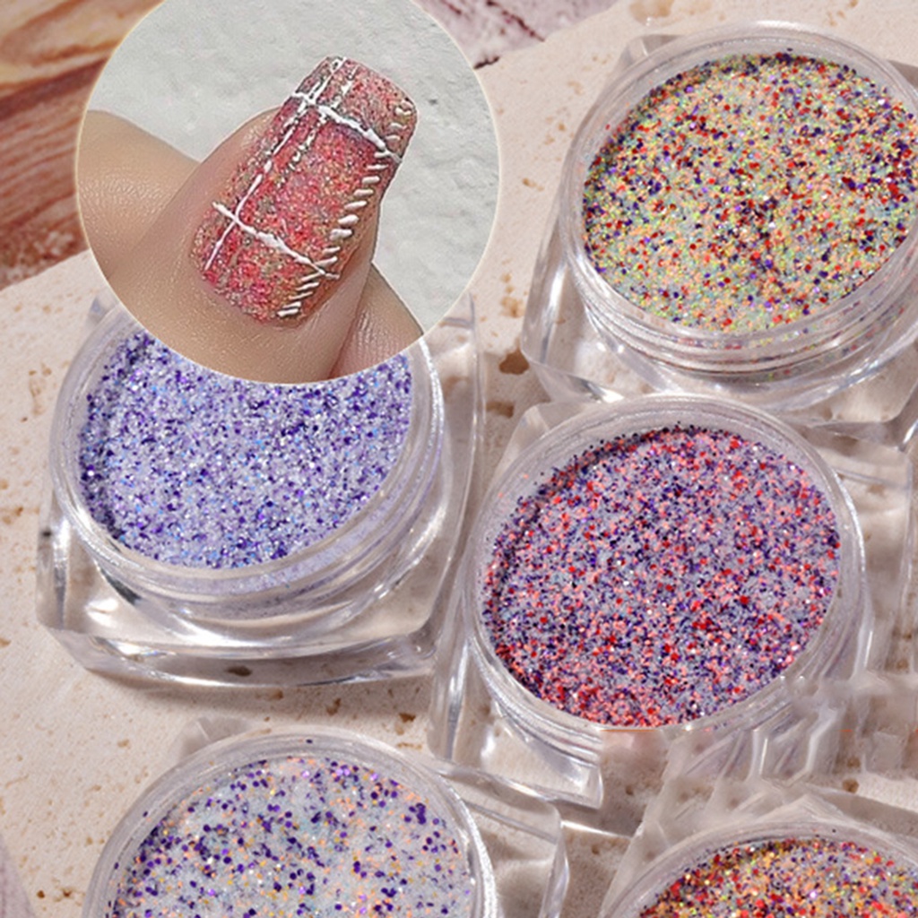 Bột Kim Tuyến Lấp Lánh Trang Trí Móng Tay 5g