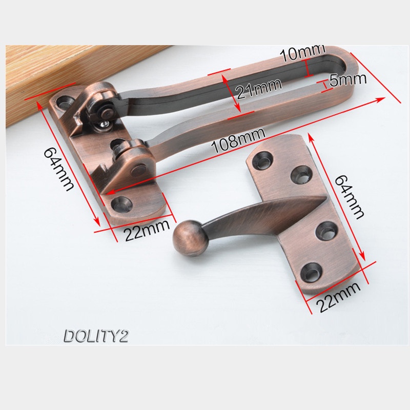 [Dolity2] Khóa Cửa Dạng Mở Chống Trộm Bằng Đồng Cứng An Toàn