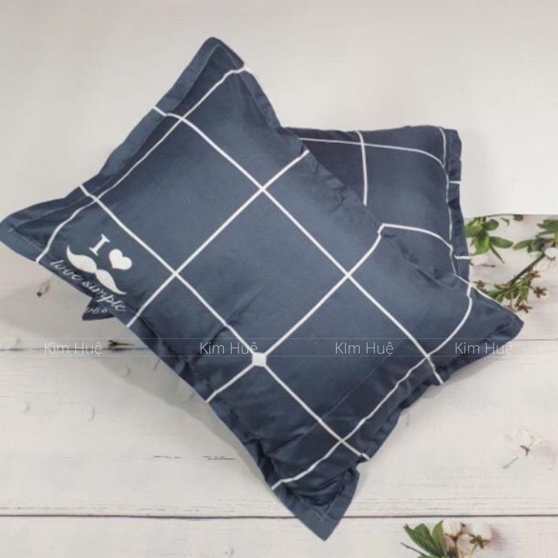 Vỏ gối đầu 45x65cm KimBedding gối nằm chất poly cotton nhiều họa tiết đẹp | BigBuy360 - bigbuy360.vn