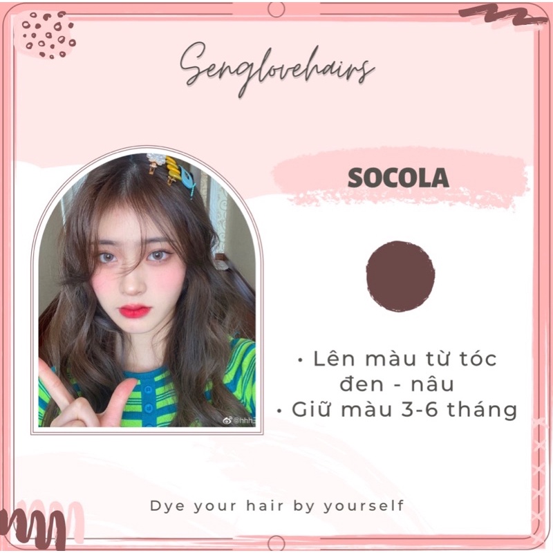 Thuốc nhuộm tóc màu  SOCOLA