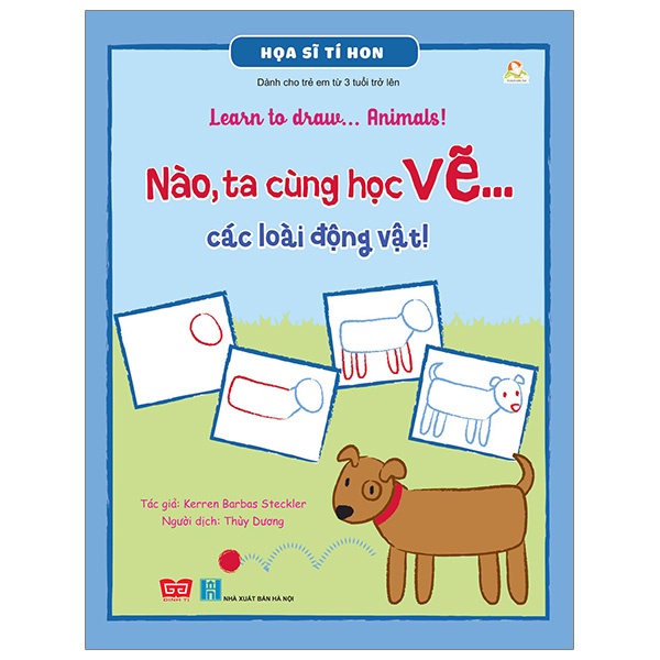 Sách Họa Sĩ Tí Hon - Learn To Draw... Animals! - Nào, Ta Cùng Học Vẽ… Các Loài Động Vật!