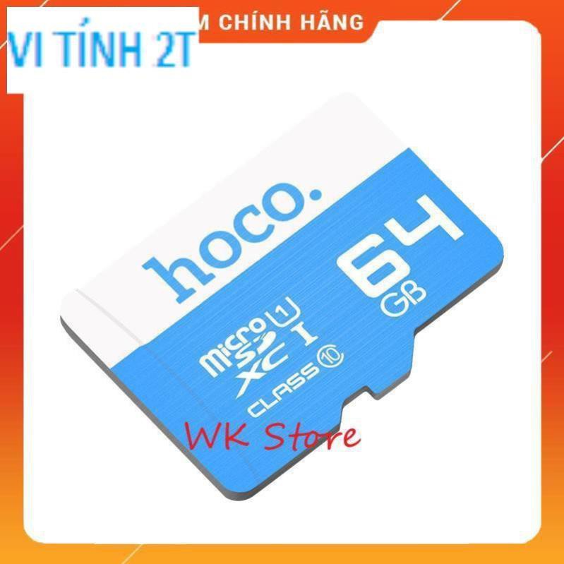 [KÈM QUÀ TẶNG] Thẻ nhớ Hoco 64Gb Class 10 tốc độ cao (hàng chính hãng, BH 1 năm)