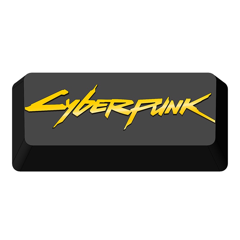 Bộ Bàn Phím Cơ Cyberpunk 2077 Bằng Hợp Kim Nhôm Cho Xe Hơi