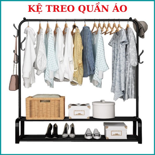 Giá Treo  Quần Áo  Đa Năng Thông Minh, kệ treo quần áo,cây treo quần áo Chịu Lực Tốt Chất Liệu thép carbon Sơn Tĩnh Điện