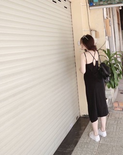 Đầm maxi dây
