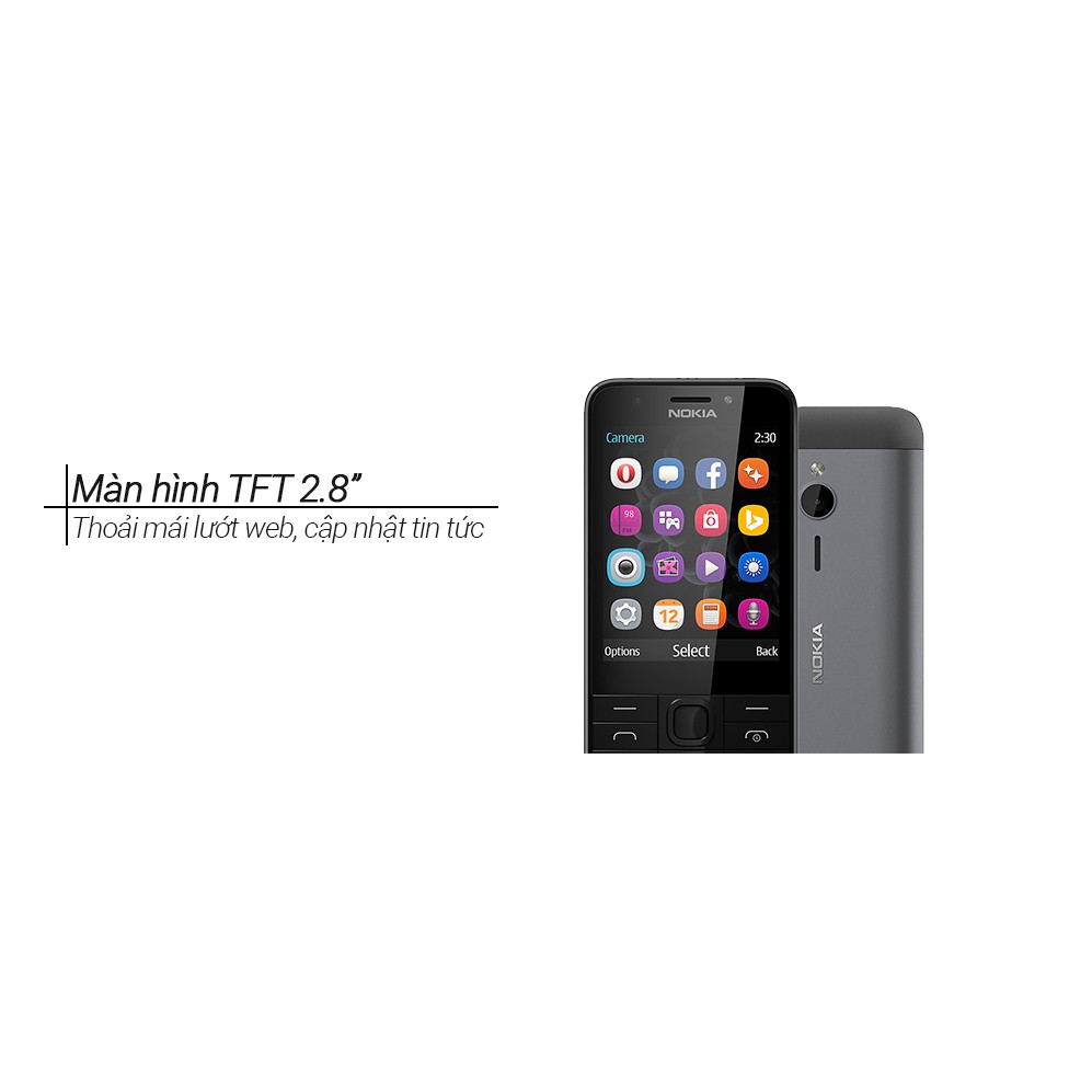 Điện Thoại Nokia 230 Dual sim chính hãng Bảo hành 12 tháng