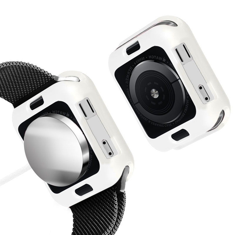 Ốp Bảo Vệ Chống Trượt Cho Đồng Hồ Thông Minh Apple Watch Series 5 / 4 / 3 / 2 / 1 Kích Thước 38mm 40mm 42mm 44mm