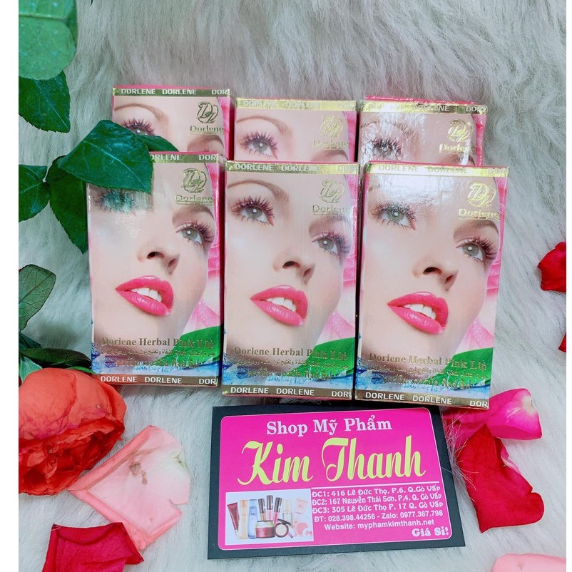 Son dưỡng dành cho thâm môi Dorlene Herbal Pink Lip