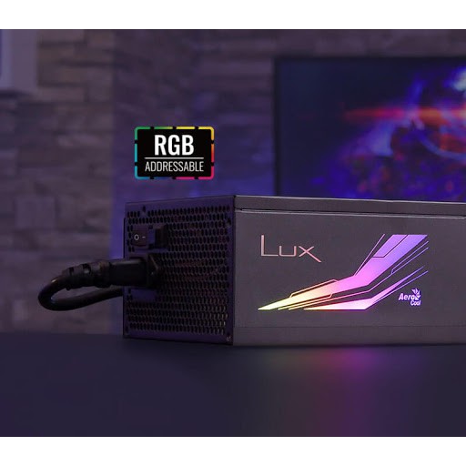 Nguồn Aerocool LUX RGB 650W 80 Plus Bronze New Box