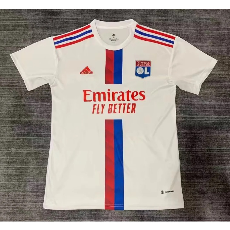 Áo Thun Bóng Đá Tay Ngắn 2022 Lyon