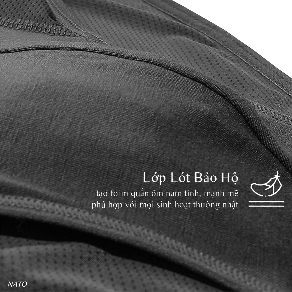 Quần Lót BRIEF Nam Vải Cotton 100% Thun Lạnh Lưới Lỗ Cao Cấp Màu Đen Xám Trơn Boxer Sịp Đùi Tam Giác Xì Lip Sì NATO