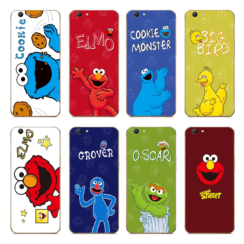 Ốp điện thoại chống sốc hình sesame street dành cho VIVO Y67/V5/V5LITE/V5S/Y55/Y51/Y31/V3 MAX