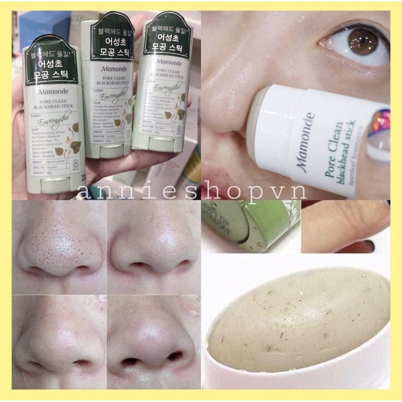 Thanh lăn Mamonde Blackhead pore stick