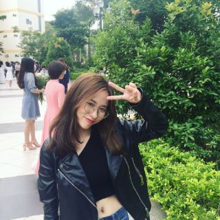 Áo croptop dây lệch vai Order