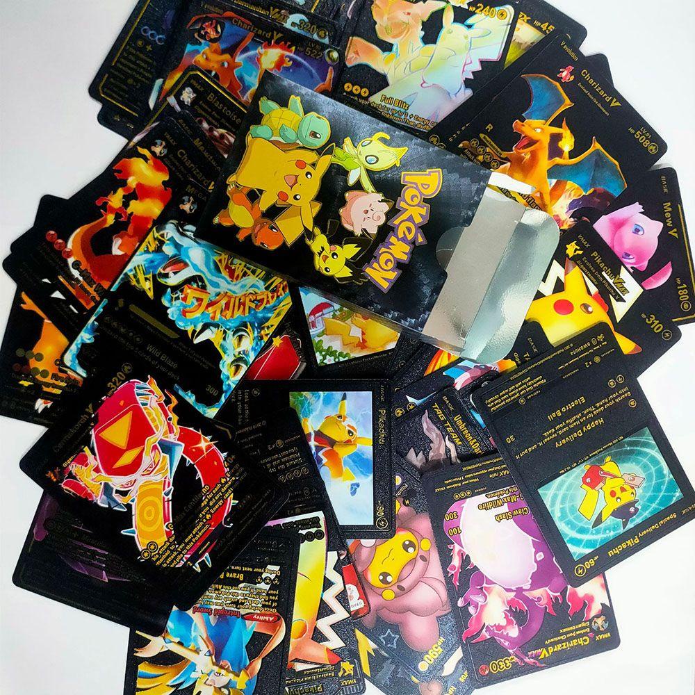 Set 54 Thẻ Bài Pokemon Bằng Kim Loại Dành Cho Bé|Thư