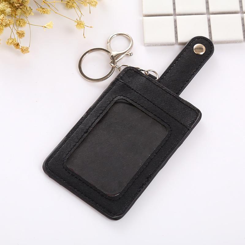 Móc Khóa Thẻ Da Cao Cấp Dọc Đựng Thẻ/ Card/ Tiền Nhiều Màu - Jerry
