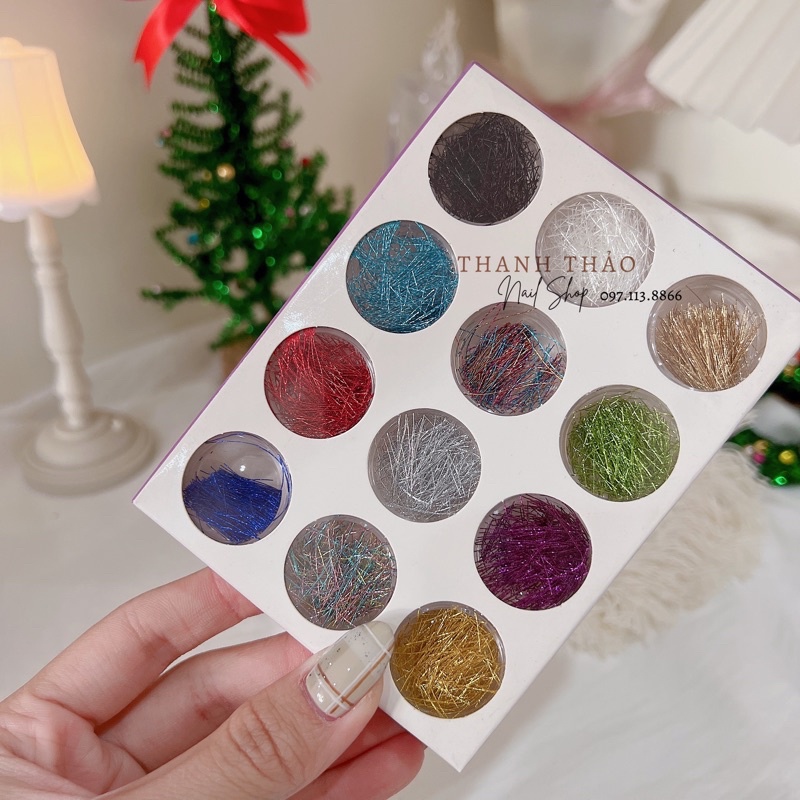 Set sợi ẩn móng, trang trí làm nail