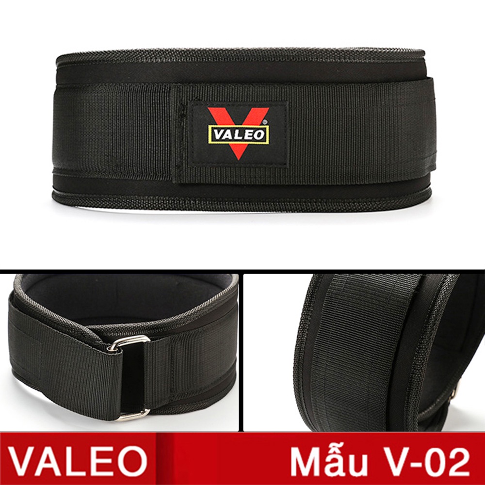 Đai Lưng Mềm Valeo hỗ trợ tập Gym, Gánh tạ, Deadlift - bản 12.5cm