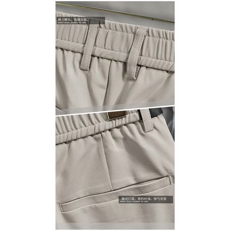 Quần tây dáng ôm thiết kế cao cấp phong cách Hàn Quốc thời trang cho nam size S-3XL 4 màu