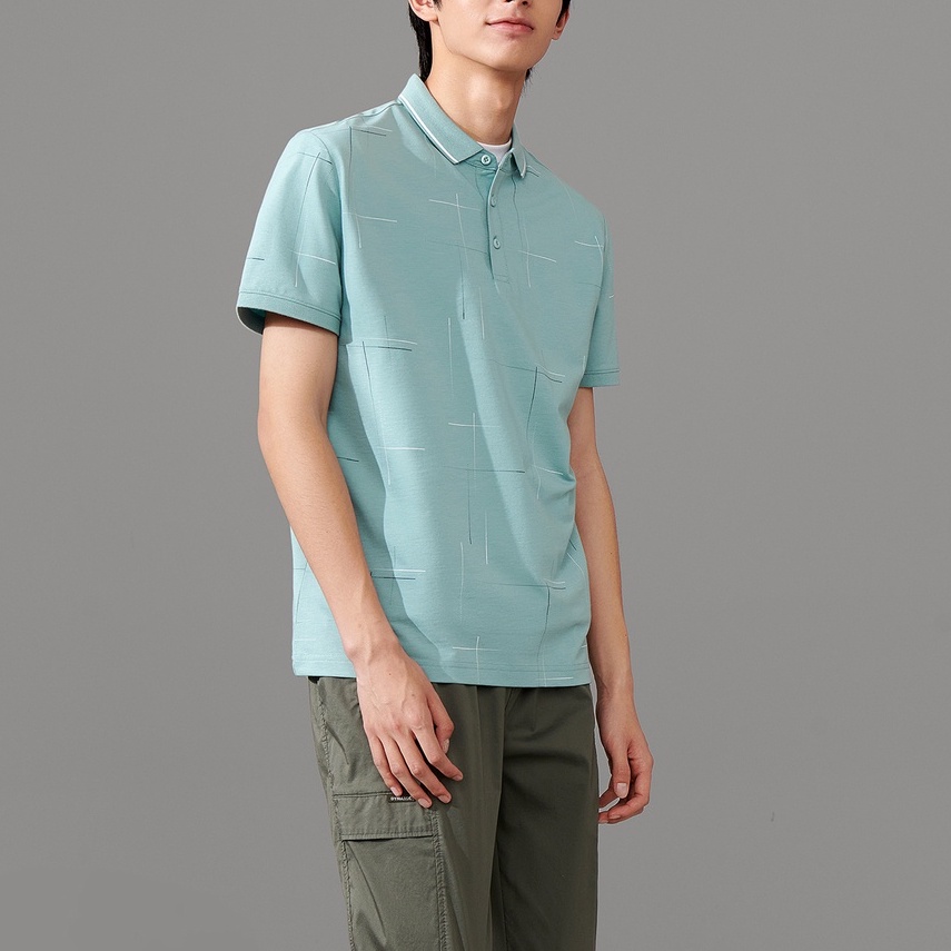 HLA - Áo Thun Polo Nam Siêu Thoáng Khí Icy Cotton Cool Polo Shirt