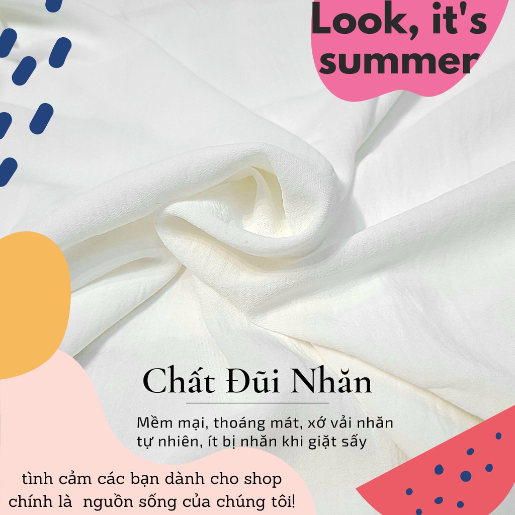[Combo] Áo giả Vest vải đũi + Quần short đùi dạo phố xinh xắn, SET ĐÙI VEST 3 NÚT