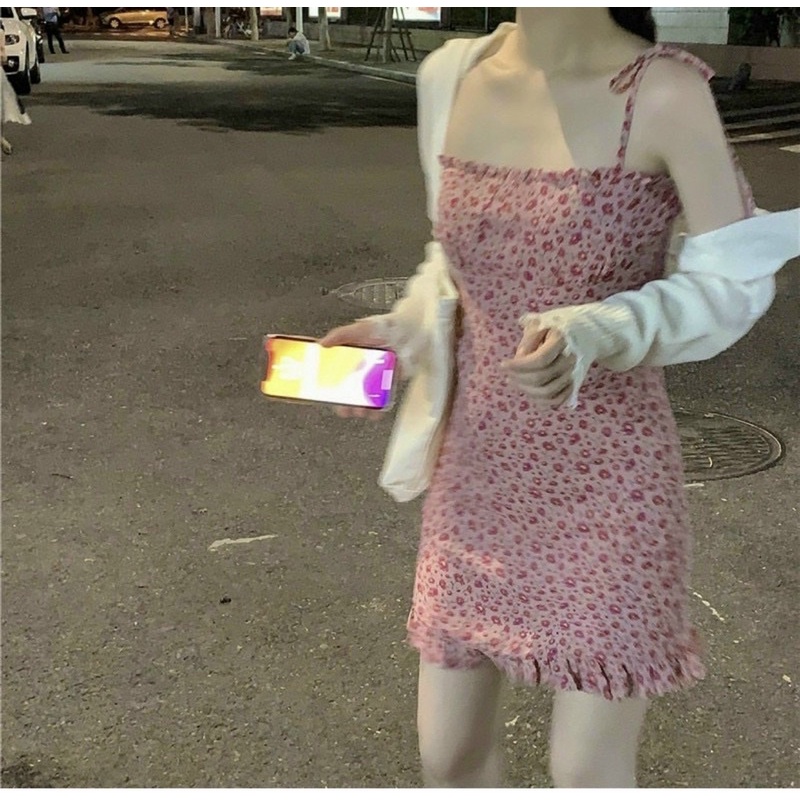 Set váy 2d kèm khoác