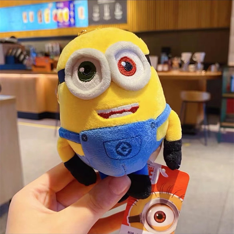 Thú Nhồi Bông Hình Minion 12Cm Dễ Thương Cho Bé