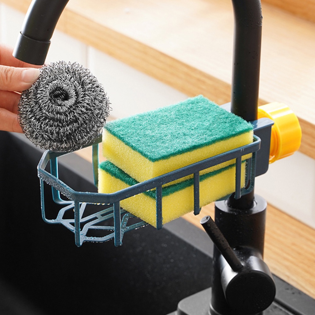Giá Đỡ Đựng Xà Phòng / Mút Rửa Chén Gắn Vòi Nước Bồn Rửa Nhà Bếp / Phòng Tắm