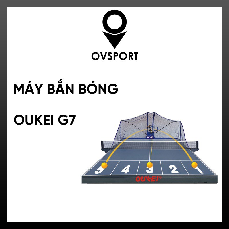 Máy Bắn Bóng Bóng Bàn Oukei G7