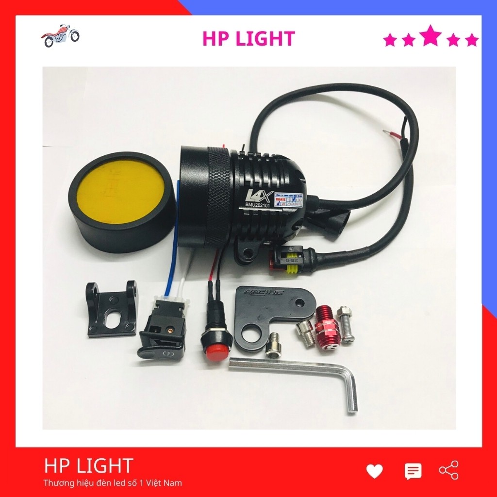 Đèn Trợ Sáng L4x CREE Siêu Sáng Chính Hãng HPLight