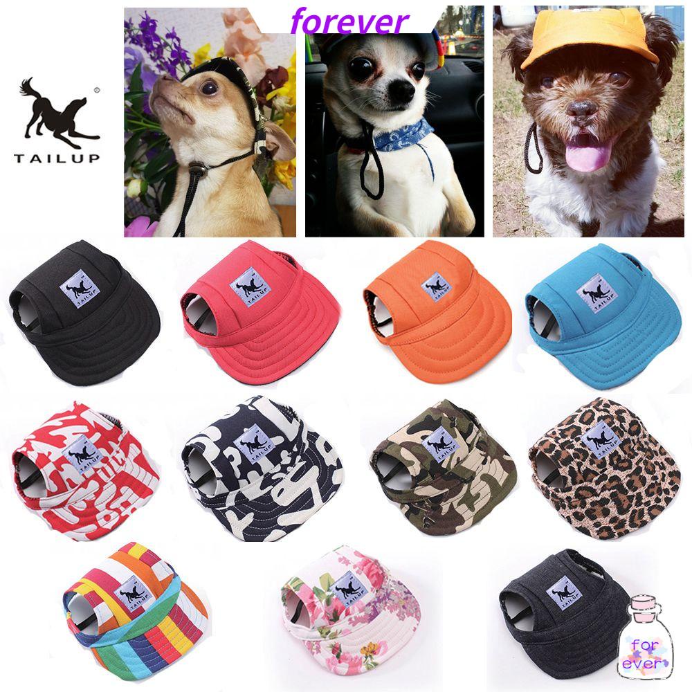 Mũ Lưỡi Trai Bằng Vải Cotton Canvas Thời Trang Dễ Thương Cho Cún Cưng