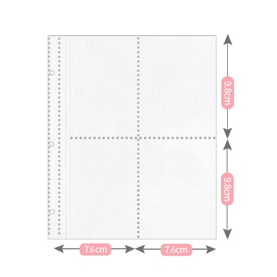 Binder A5 lấp lánh bling bling 3 rings D - Sổ lưu trữ bo góc/Sổ lưu trữ ảnh