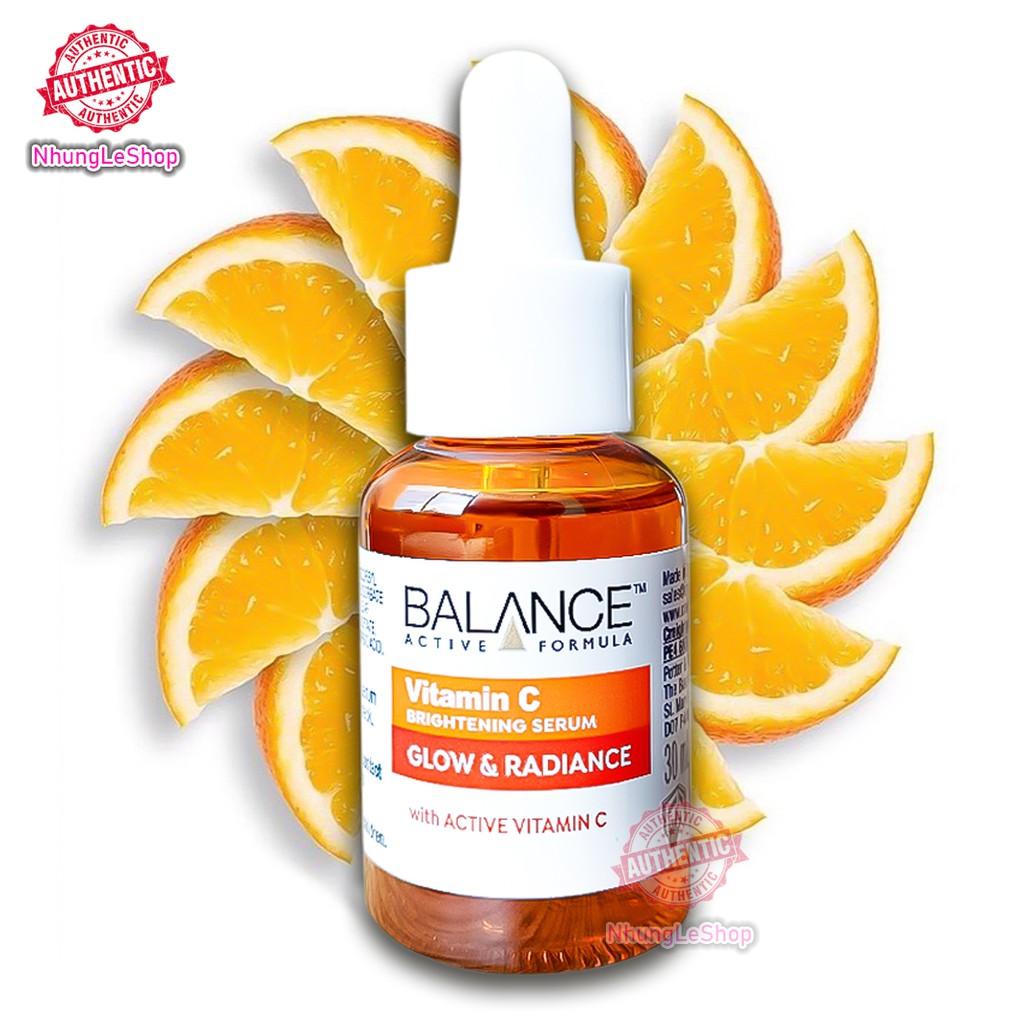 Serum Trắng Da Mờ Thâm Balance Active Formula Vitamin C Brightening 30ml