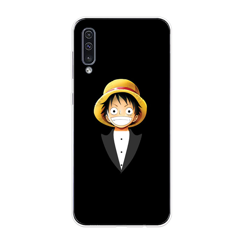 Ốp Lưng Samsung Galaxy A10 A20 A30 A40 A50 A70 A80 TPU mềm Case One Piece Black