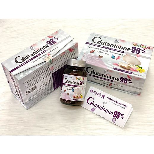 Viên.Uống.Trắng.Da Glutanionne 98 bổ sung colagen và Glutanionne giúp đẹp da- giảm nám- chống lão hoá- Giảm Oxy da