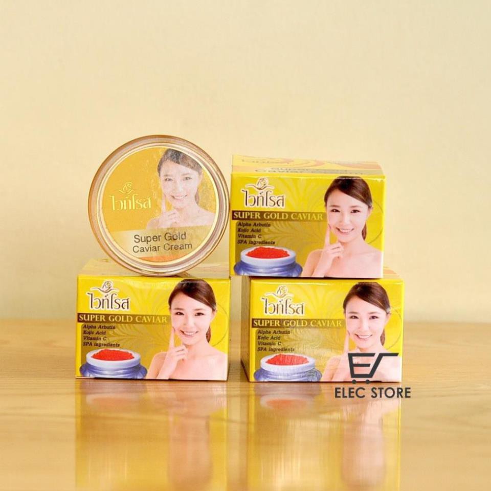 Kem Dưỡng Trắng Da Cao Cấp Face Super Gold Caviar Thái Lan