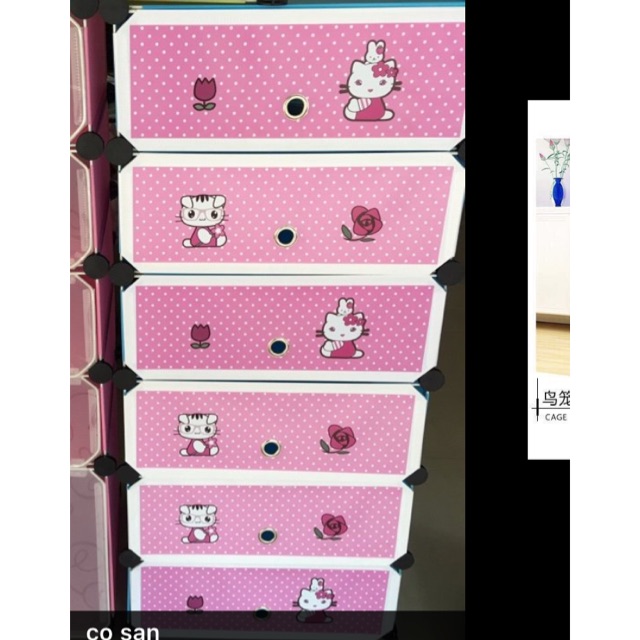 Tủ ghép ô 6 tầng