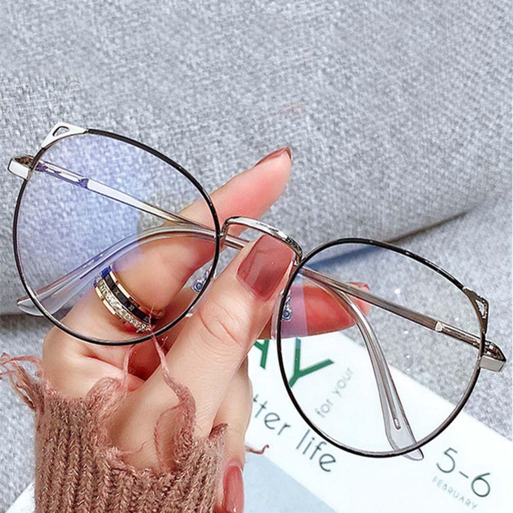 Kính Mát Gọng Kim Loại Bản Lớn Phong Cách Hàn Quốc Thời Trang Cho Nữ