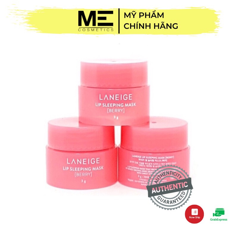 Mẫu mới mặt nạ ngủ môi Lane-ige 3g và 20g