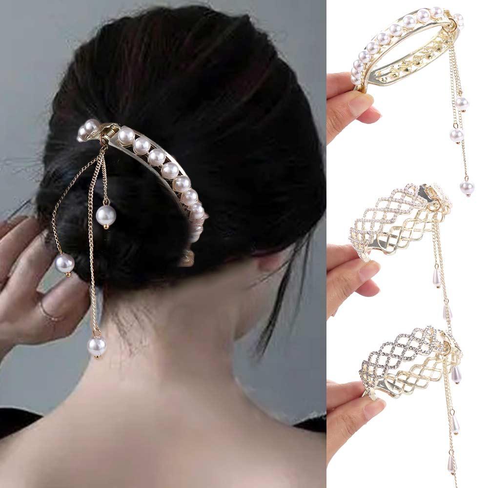 JARRED Kẹp TóC PhốI Tua Rua Sang TrọNg ThờI Trang Cho Nữ