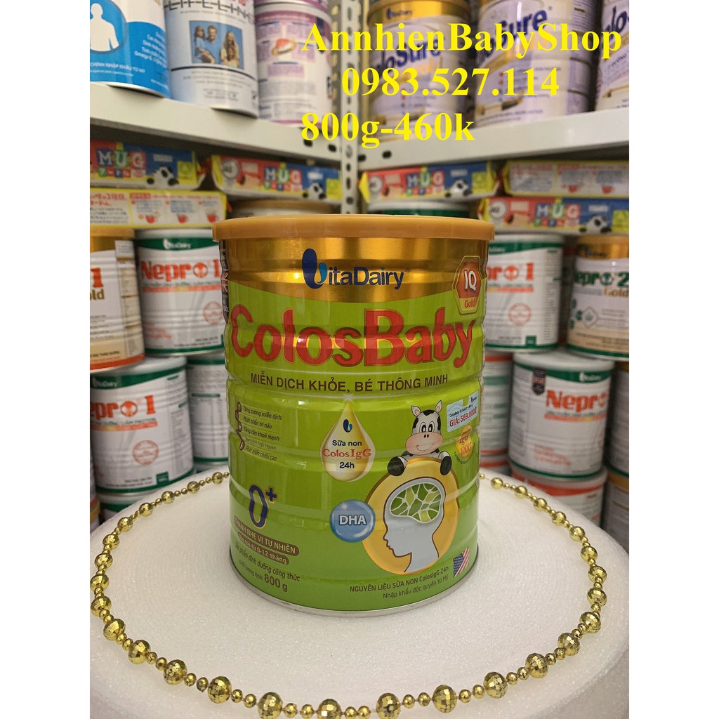 Sữa ColosBaby Gold - Số 0,1,2 Hộp 800g