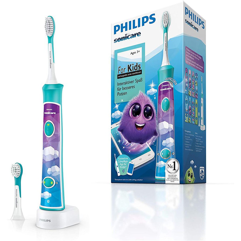 Bàn chải điện tự động cho trẻ em Philips HX6322/04 - máy đánh răng cho bé