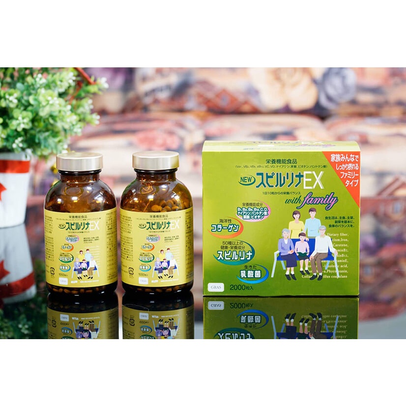 Tảo vàng Spirulina EX Nhật Bản