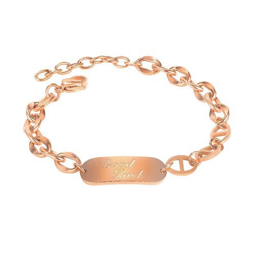 Lắc Tay Dây Xích Good Luck Titan Ko Đen TT 3192