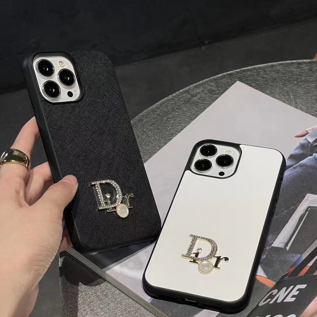 Ốp Điện Thoại Da In Logo Thương Hiệu Nổi Tiếng Châu Âu Cho iphone15 13 12 pro max xr