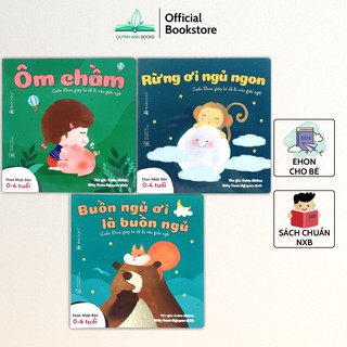 Sách - Ehon Buồn ngủ ơi là buồn ngủ nuôi dưỡng tâm hồn cho trẻ 0-4 tuổi (Bộ 3 quyển) - NPH Wabooks